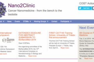 Nano2Clinic home page