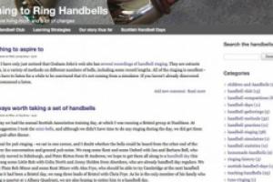 Learn to ring handbells blog by AlbanyWeb