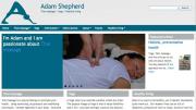 Adam Shepherd website by AlbanyWeb
