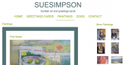 Sue simpson website for artists by AlbanyWeb