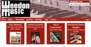 Weedon Music online music store home page