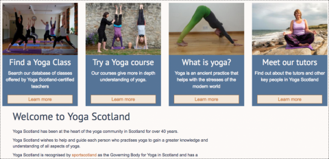 Yoga Scotland visual navigation