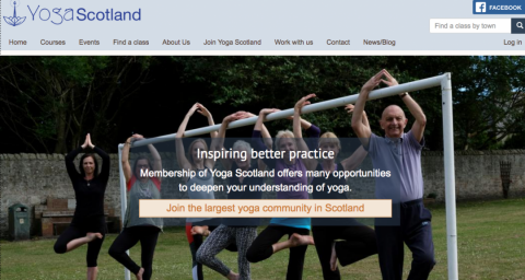Yoga Scotland home page