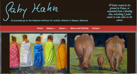 Gaby Hahn art homepage