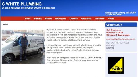 G white plumbing home page image