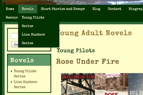 AlbanyWeb websites for writers include automatic indexing of publications